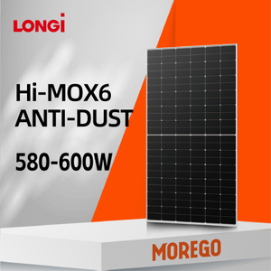 Longi Solar Hi-MO X6 HPBC Anti Dust Solar Panels 600w 595w 590w 585w 580w Photovoltaic Module Easy To Clean