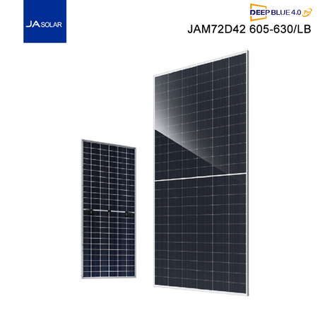 JA Solar 199mm Solar cell Bifacial 620W 625W 630W 635W Dual-Glass Solar Panel