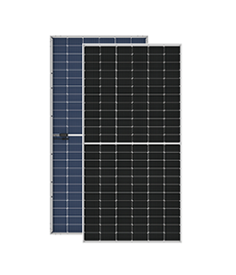 JA solar mono half cell 570w 580w 600w bifacial solar panel transparent