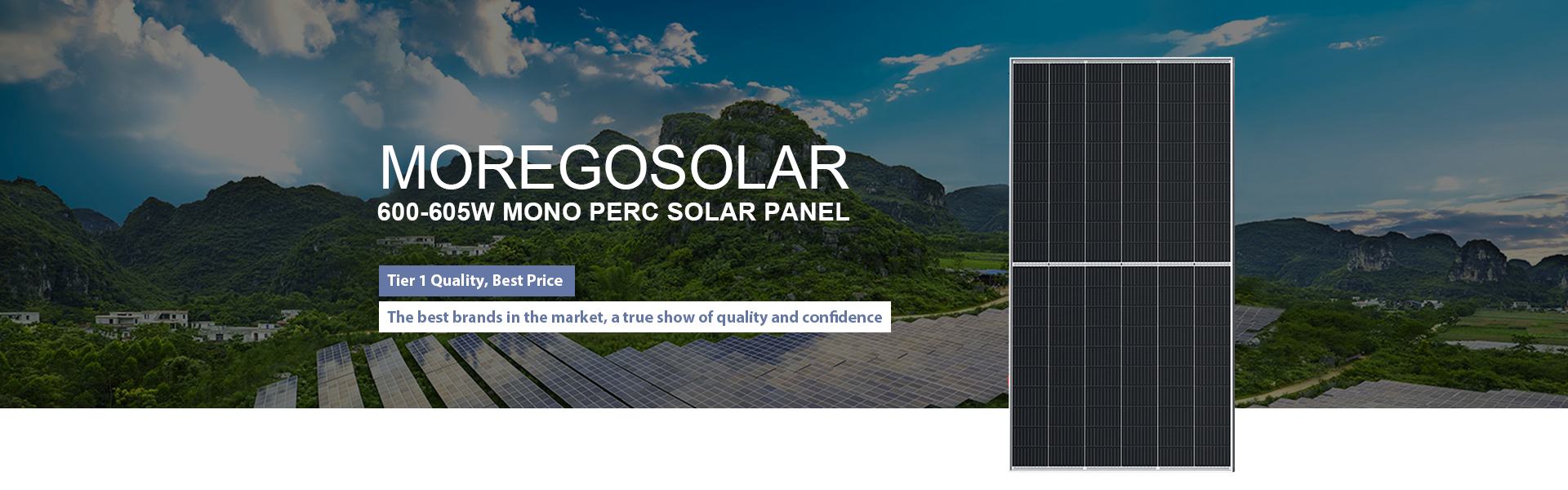 high power solar panel 600w