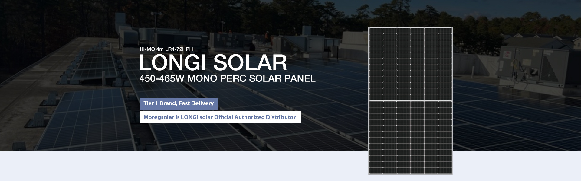 Longi solar 450W 455w 460W 465w solar panel mono price