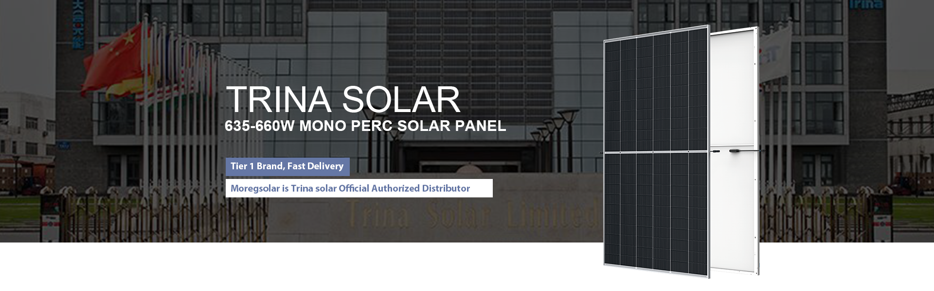Trina solar vertex 640w 650w 660w pv solar panel