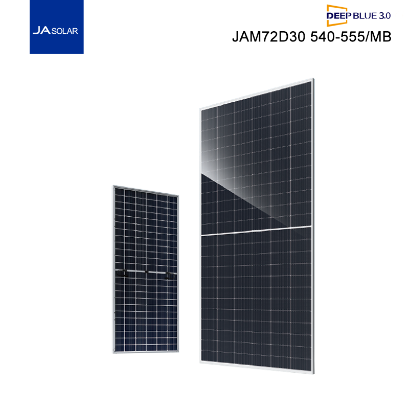 JA Solar Bifacial Solar Panel 530W 535W 540W 545W 550W Double Glass ...