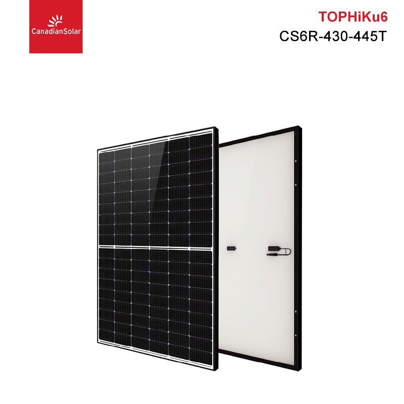 Canadian Solar TOPHiKu6 Photovoltaic Panels 435W 440W 445W black N-type Solar Panels