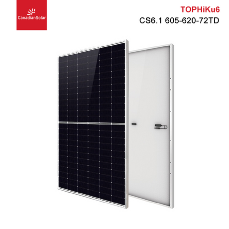 Canadian Solar TOPHiKu6 N-type TOPCon Solar Module 600w 610w 620w Double Glass Solar Panels