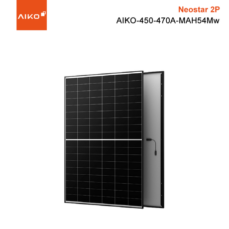 Aiko Solar Residential Neostar Series 2P Black Frame 450W 460W 465W 470W N-type ABC Cell Solar Panels