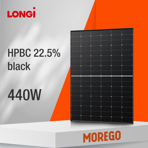Longi Solar LR5 HPBC 440W 435W 430W Solar Panel Black