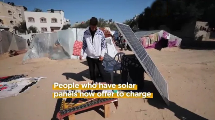People who have solar panels now offer charge