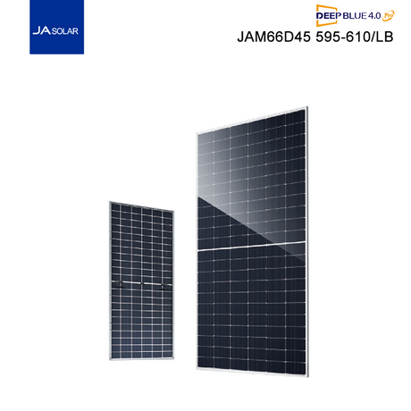JA Solar LB Series Bifacial 600W 605W 610W 615W Double Glass Solar Panels