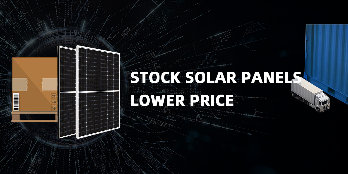 stock solar panels with lower price