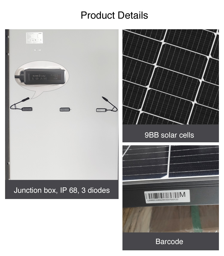 Longi solar panel 370W 375W details
