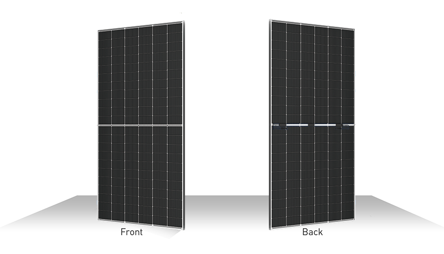 Trian vertex N type bifacial solar panel 600w