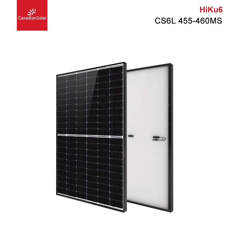 Canadian 182mm CS6L Solar Panels Mono Half Cell 455W 460W 465W PV Panel Price