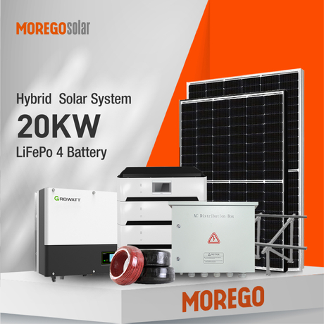 Moregosolar Solar Storage Energy System 20KW Hybrid Solar System