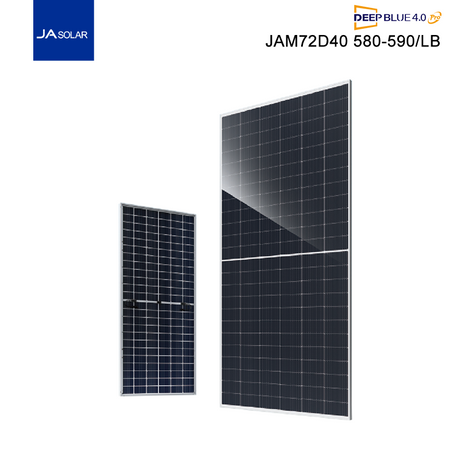 JA Solar N Type Double Glass Solar Panels 600W 590W 585W 580W Bifacial Module