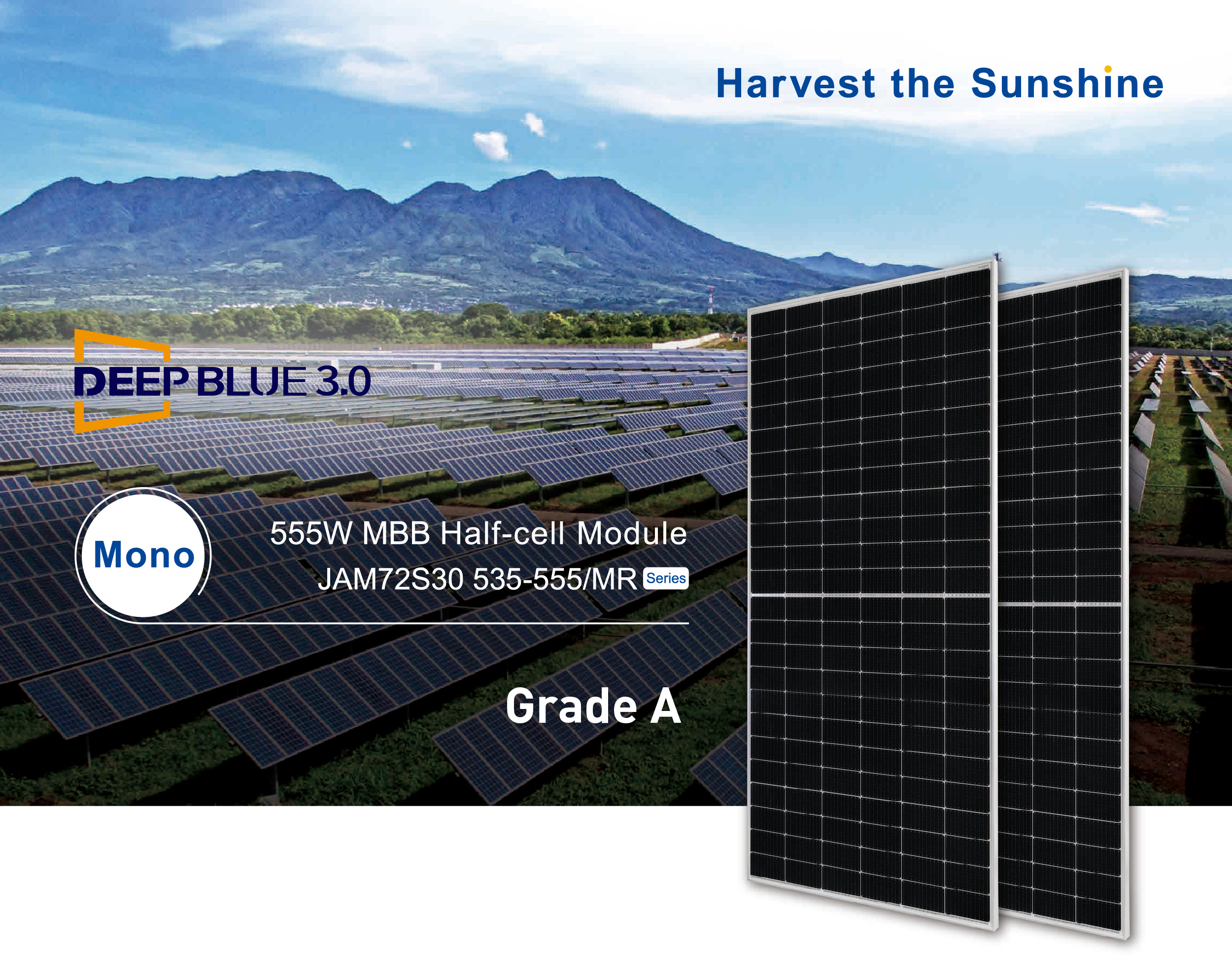 JA Solar MBB 9BB Half Cell Solar Panel 550W 555W 540W 545W Solar Power ...