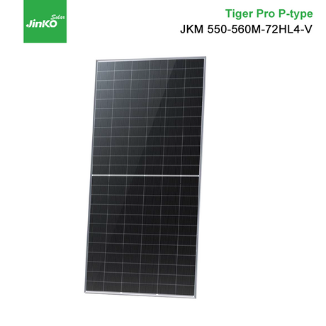 Jinko Solar Tiger Pro 72HC Mono Facial Module 545W 550W 555W 560W PV Solar Panels