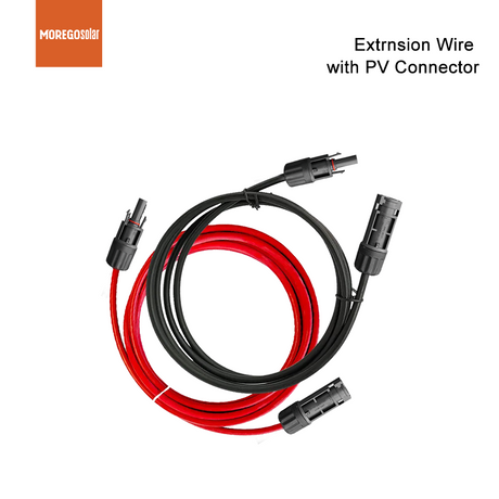 Moregosolar Solar Cable 4mm2 6mm Extension electric wire with MC4 T6 QC4.10 PV Connector MC4-EVO2